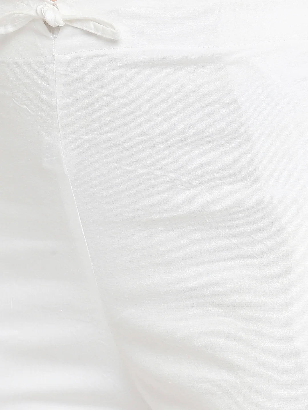 Hand Embroidered  Chikankari Cotton Lycra Cigarette Pants