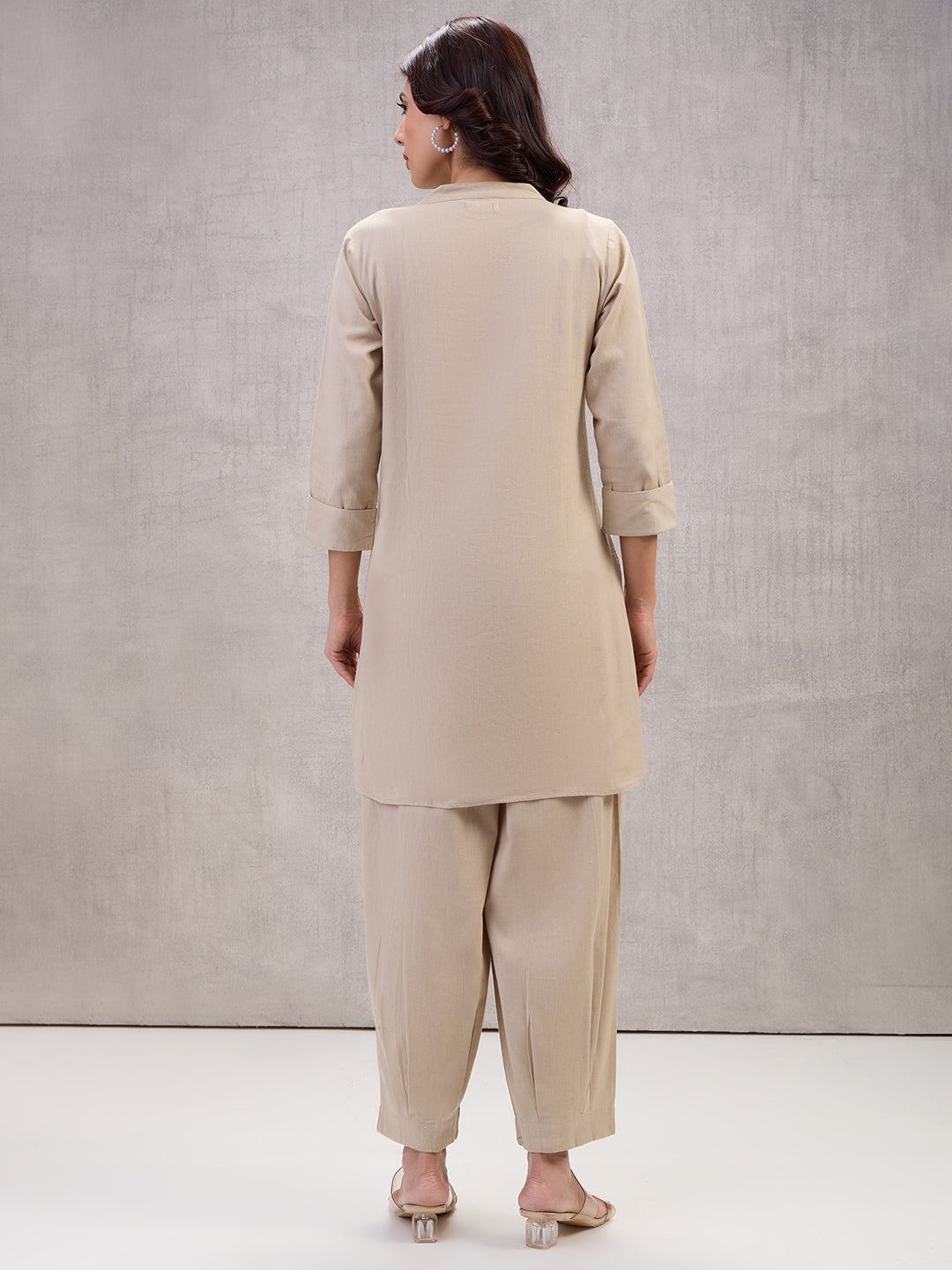 Lucknow Chikankari Hand Embroidered Co-Ord Set  Dobby Cotton eCustomerfirst Retail LLP