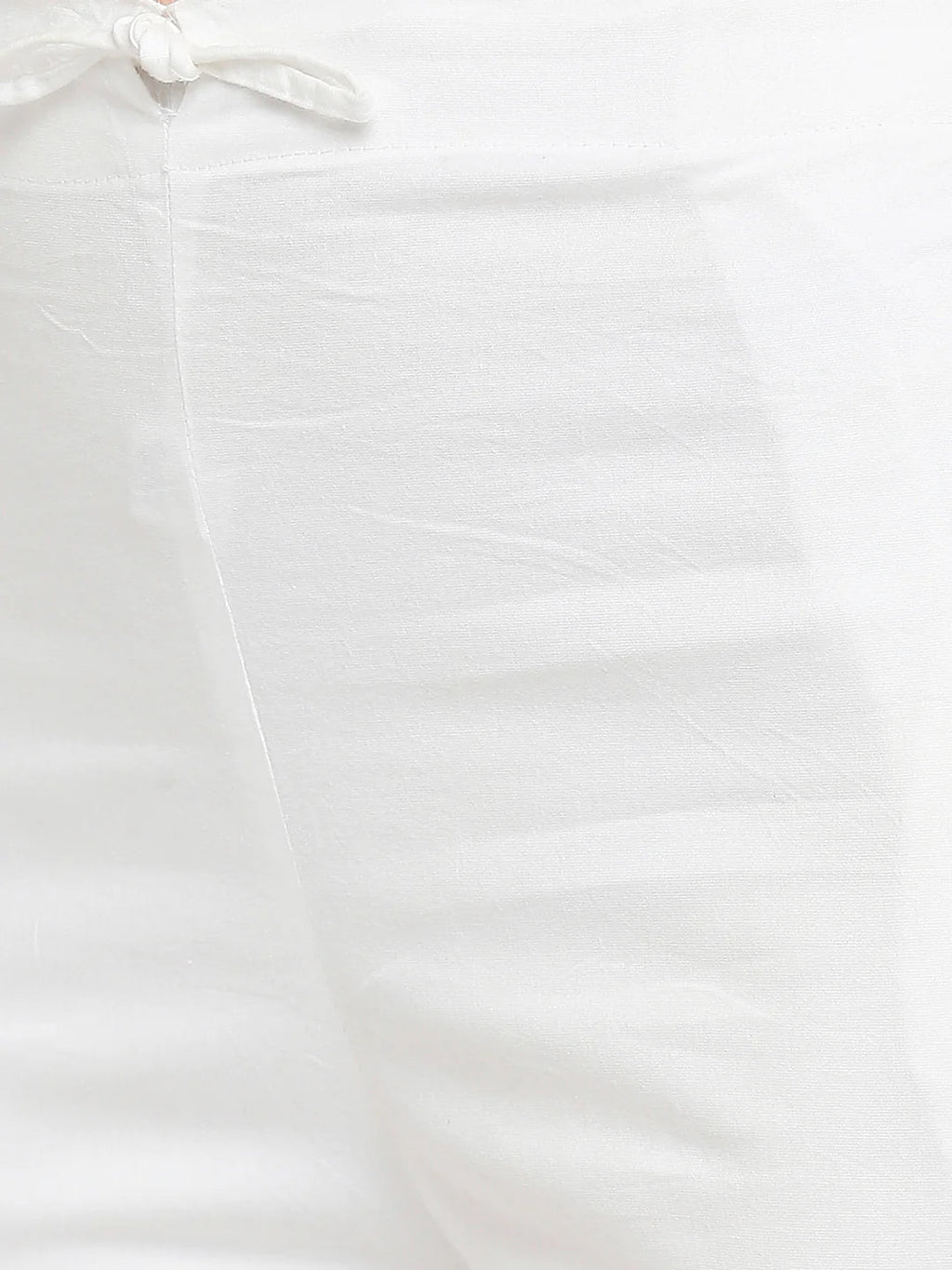 Hand Embroidered Chikankari Cotton Lycra Cigarette Pants - Indiankala4u