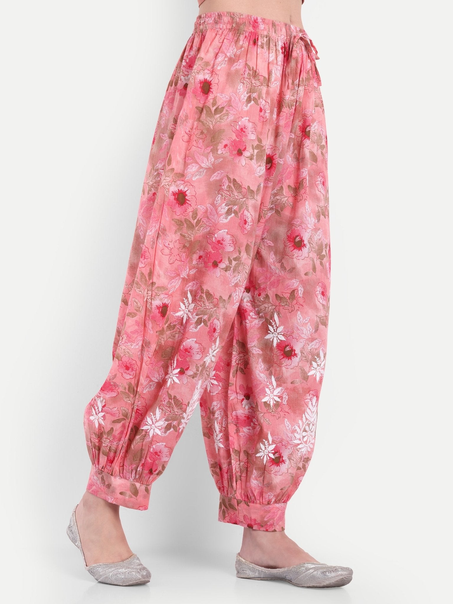 Lucknow Chikankari Hand Embroidered Co ord Set Salwar Suit Set MulMul Cotton - Indiankala4u