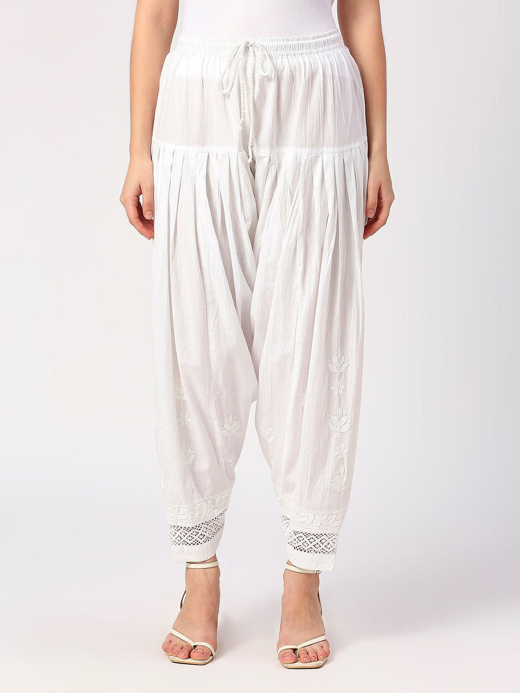 Lucknow Chikankari Salwar - Indiankala4u