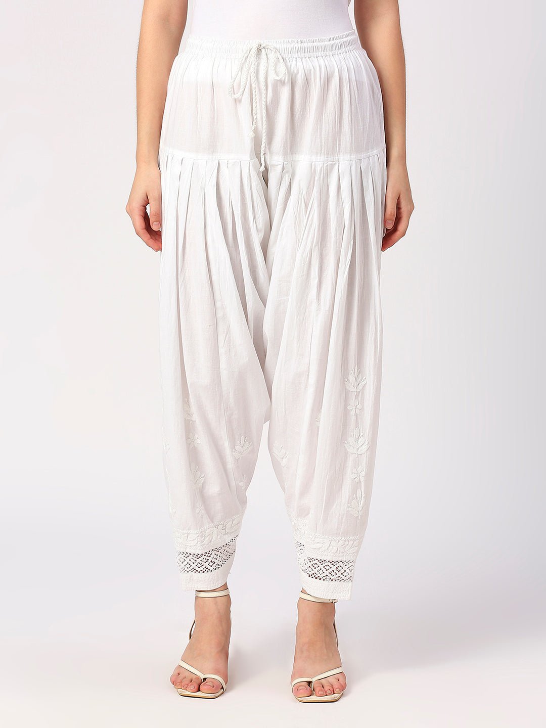 Lucknow Chikankari Salwar - Indiankala4u