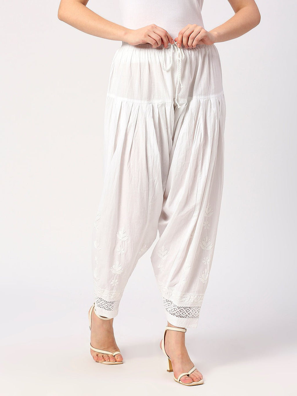 Lucknow Chikankari Salwar - Indiankala4u