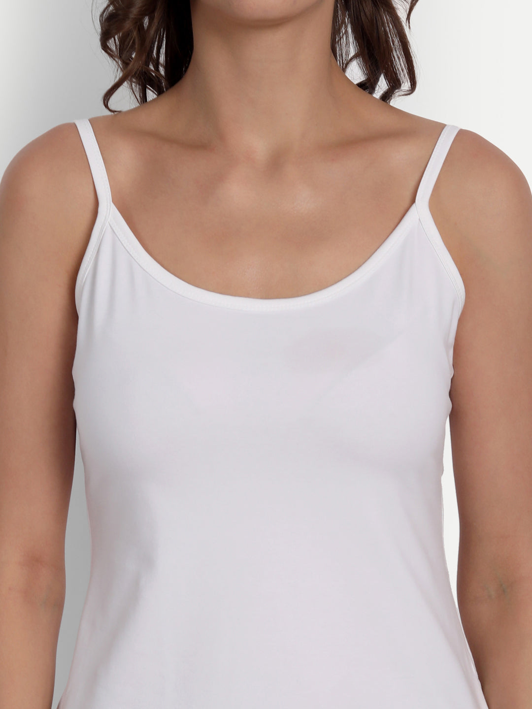Cotton Lycra Camisole Vest Top Inner Wear Camis with Adjustable