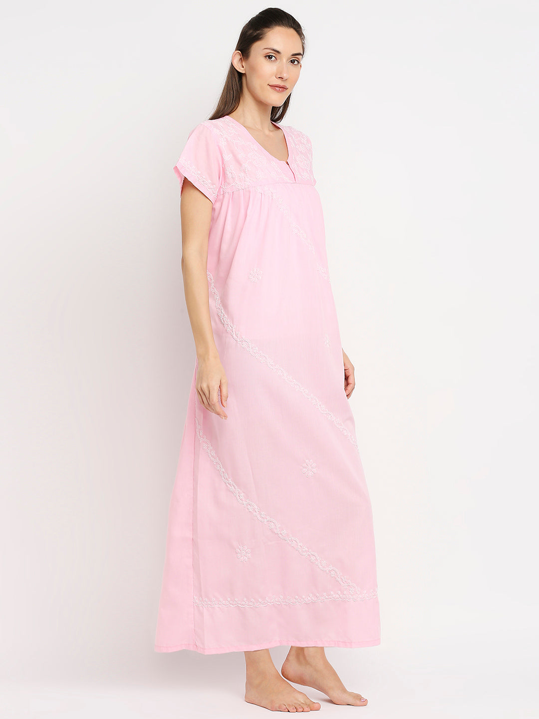 Buy Women Cotton Nighty/Women Cotton Night Gown/Cotton Nightdress Online In  India At Discounted Prices